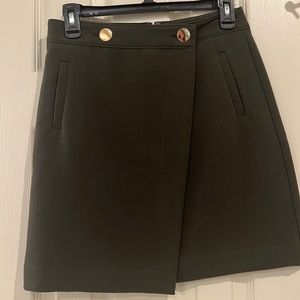 LOFT Olive Green Skirt